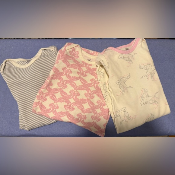 Three Pink and White Kids Pajamas Sleep Sack - Picture 2 of 4